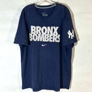 NIKE MLB New York Yankees Bronx Bombers Baseball T Shirt Tee XXL